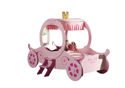 Artisan Single Pink Princess Carriage Bed