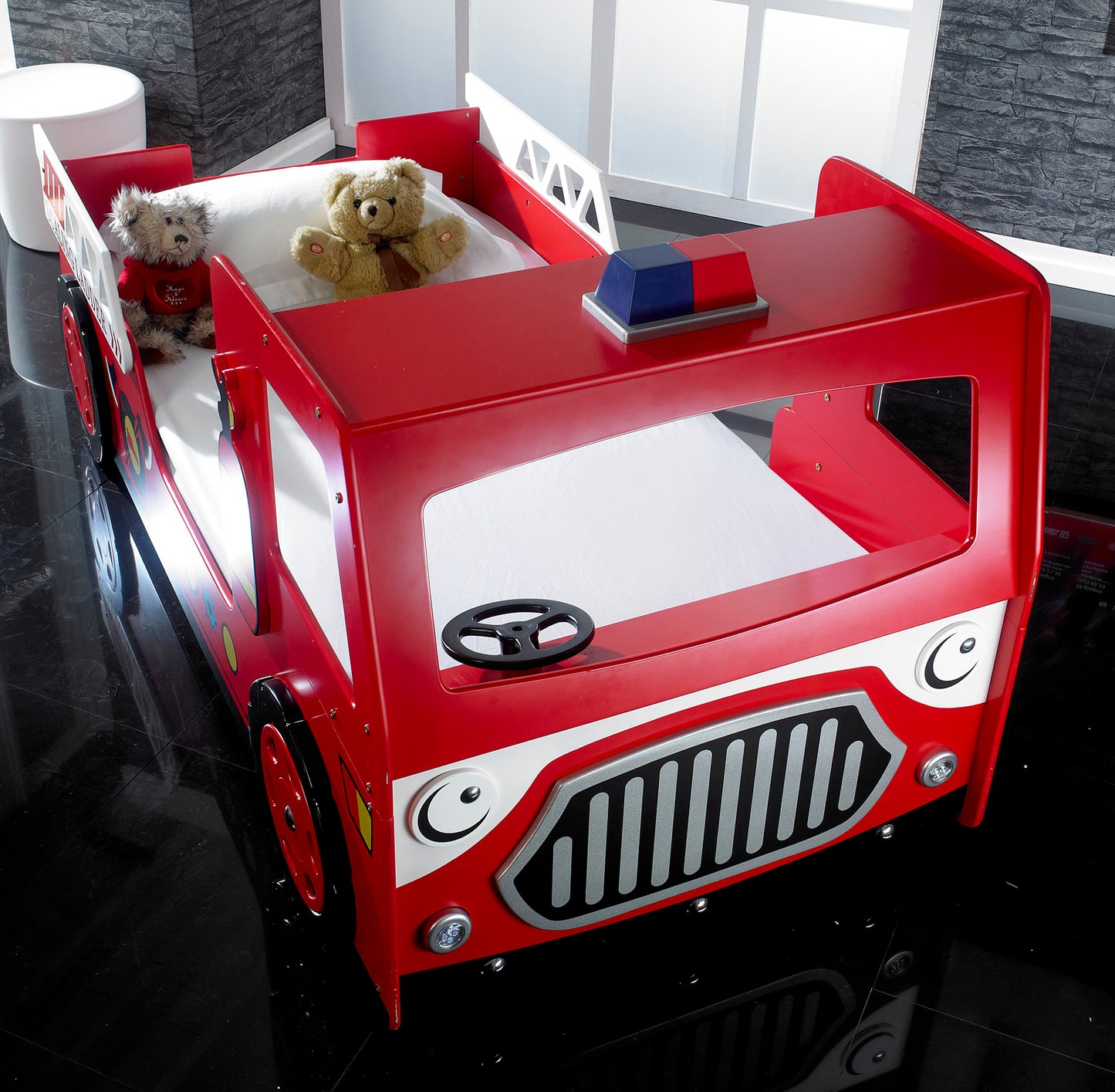 Artisan Single Wood Fire Engine Bed