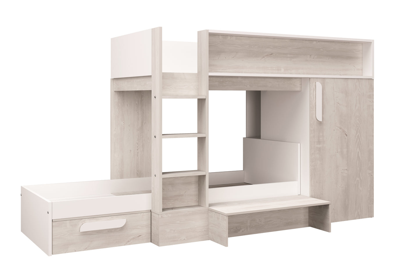 Trasman Tordera Reversible Bunk Bed with Wardrobe and Storage