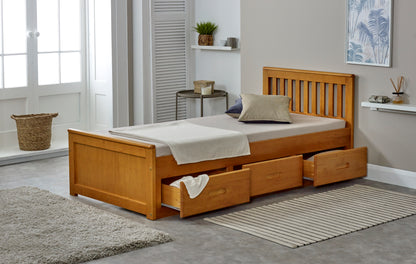 Amani Mission Bed Honey Single