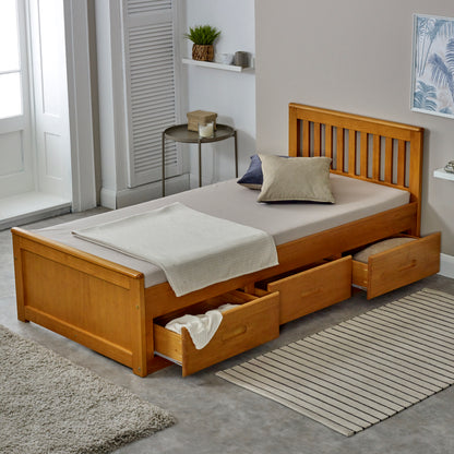 Amani Mission Bed Honey Single