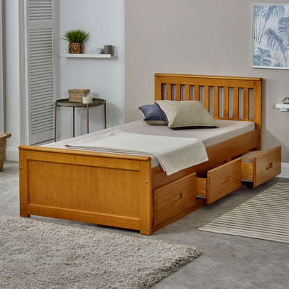 Amani Mission Bed Honey Single