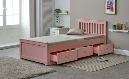 Amani Mission Bed Pink Single