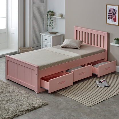 Amani Mission Bed Pink Single