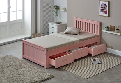 Amani Mission Bed Pink Single