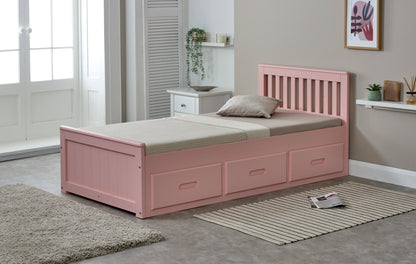 Amani Mission Bed Pink Single