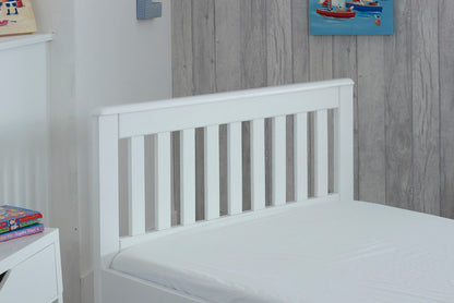 Amani Mission Bed White Single