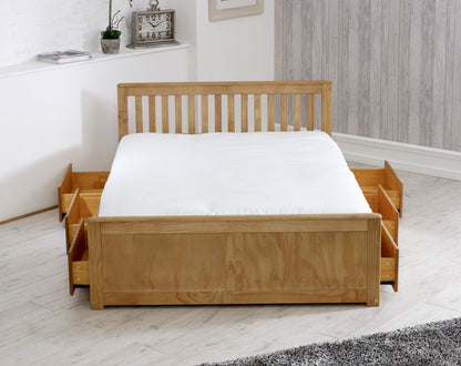 Amani Mission Bed Waxed Small Double