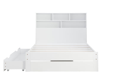 Birlea Alfie Small Double Storage Bed White