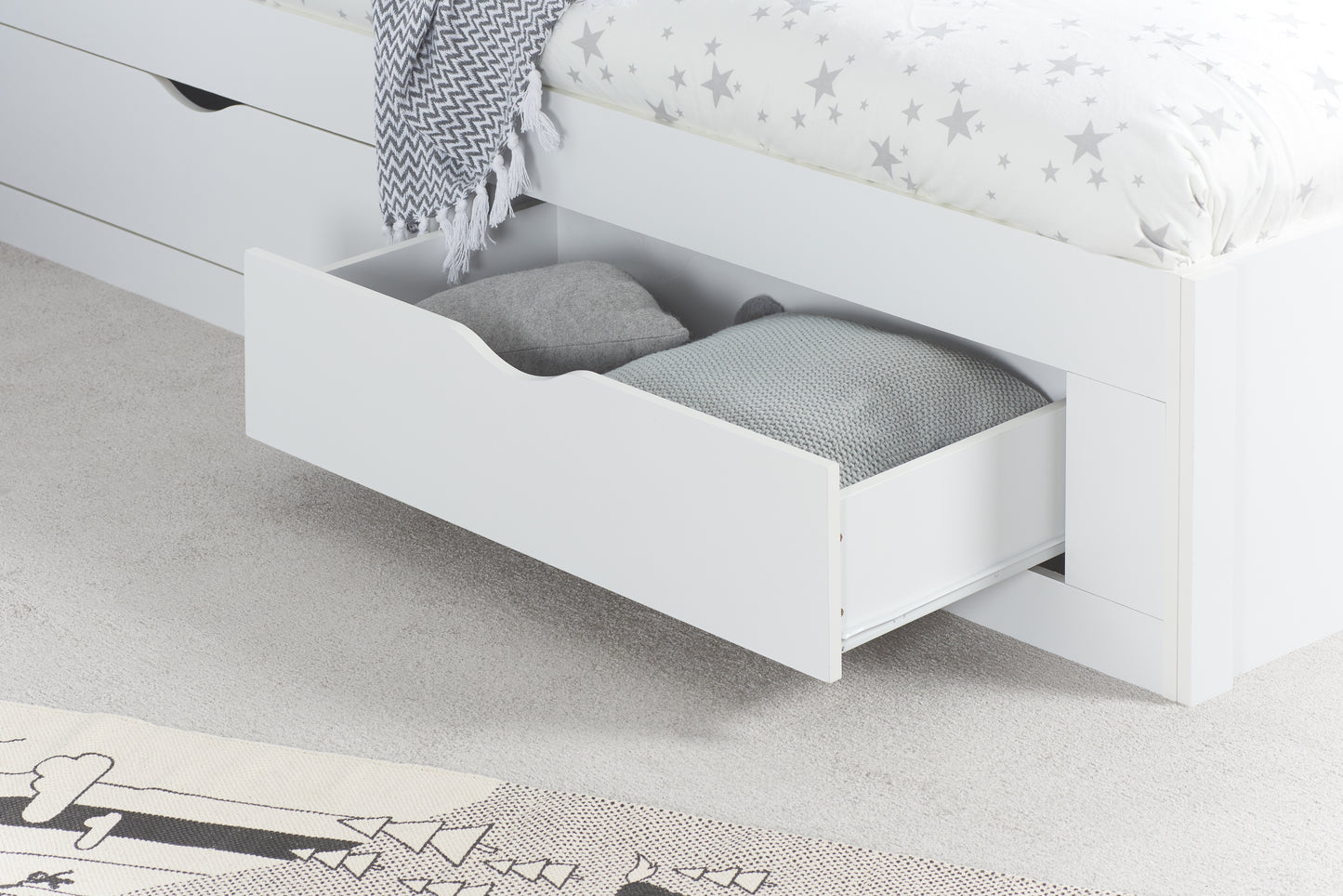 Birlea Appleby Cabin Bed White with Storage