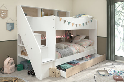 Parisot Bibliobed Staircase Bunk Bed with Storage