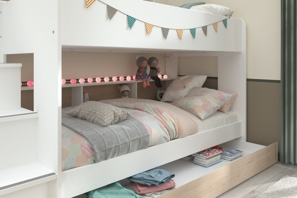 Parisot Bibliobed Staircase Bunk Bed with Storage