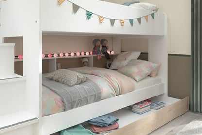 Parisot Bibliobed Staircase Bunk Bed with Storage