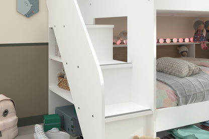 Parisot Bibliobed Staircase Bunk Bed with Storage