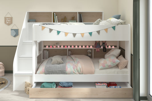 Parisot Bibliobed Staircase Bunk Bed with Storage