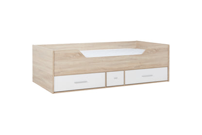 Birlea Camden Cabin Bed White and Oak with Storage