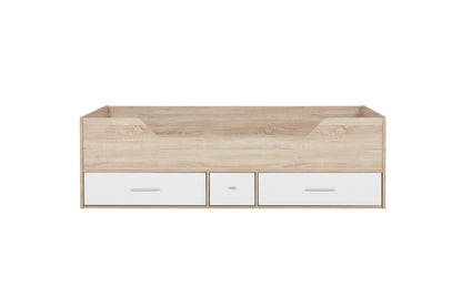 Birlea Camden Cabin Bed White and Oak with Storage