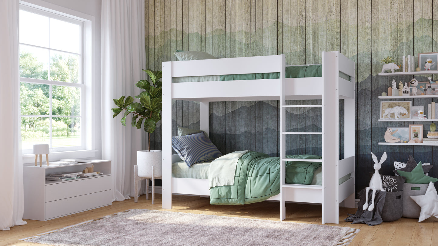 Kudl Childrens Bunk Bed - White