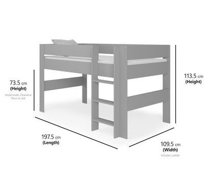 Kudl Childrens Mid Sleeper