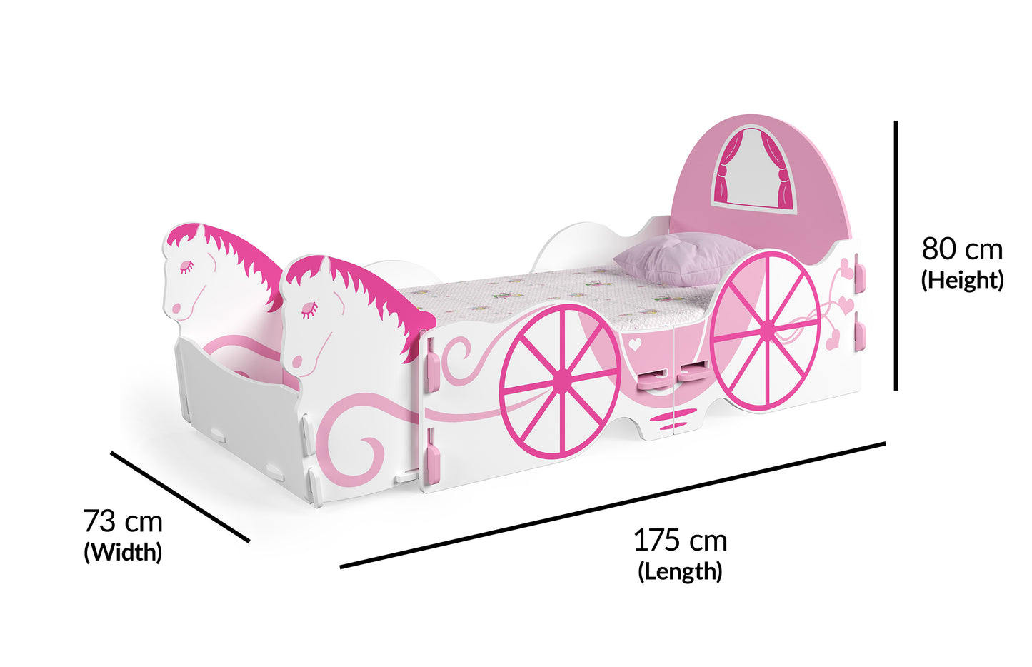 Kidsaw Horse and Carriage Toddler Bed