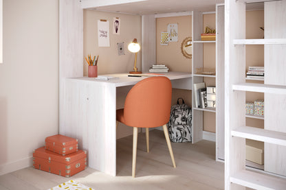 Parisot Higher High Sleeper with Wardrobe and Desk