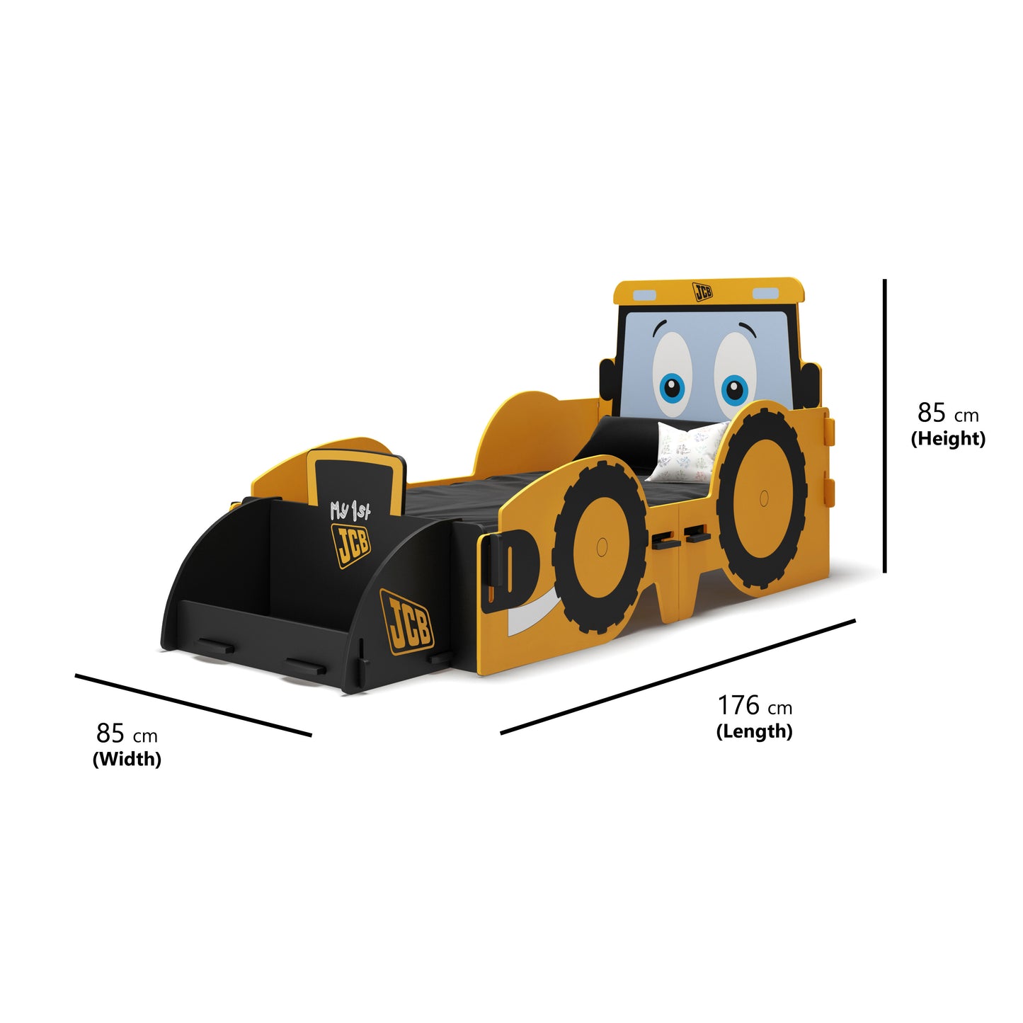 Kidsaw JCB Toddler Bed