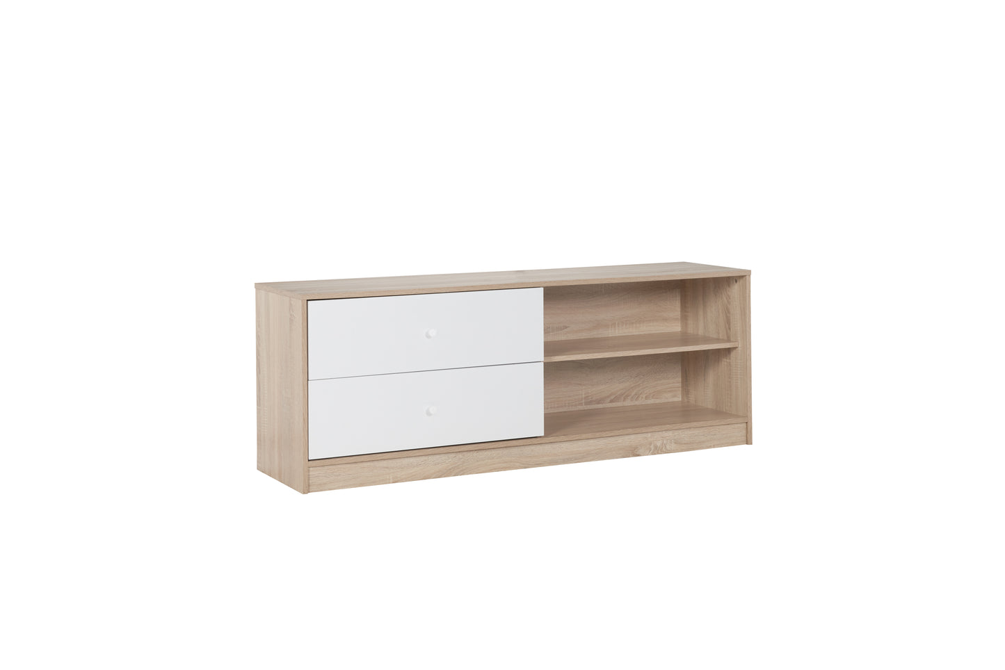 Birlea Layton Cabin Bed White and Oak with Storage