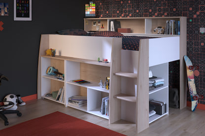 Parisot Lucas Mid Sleeper with Desk and Storage