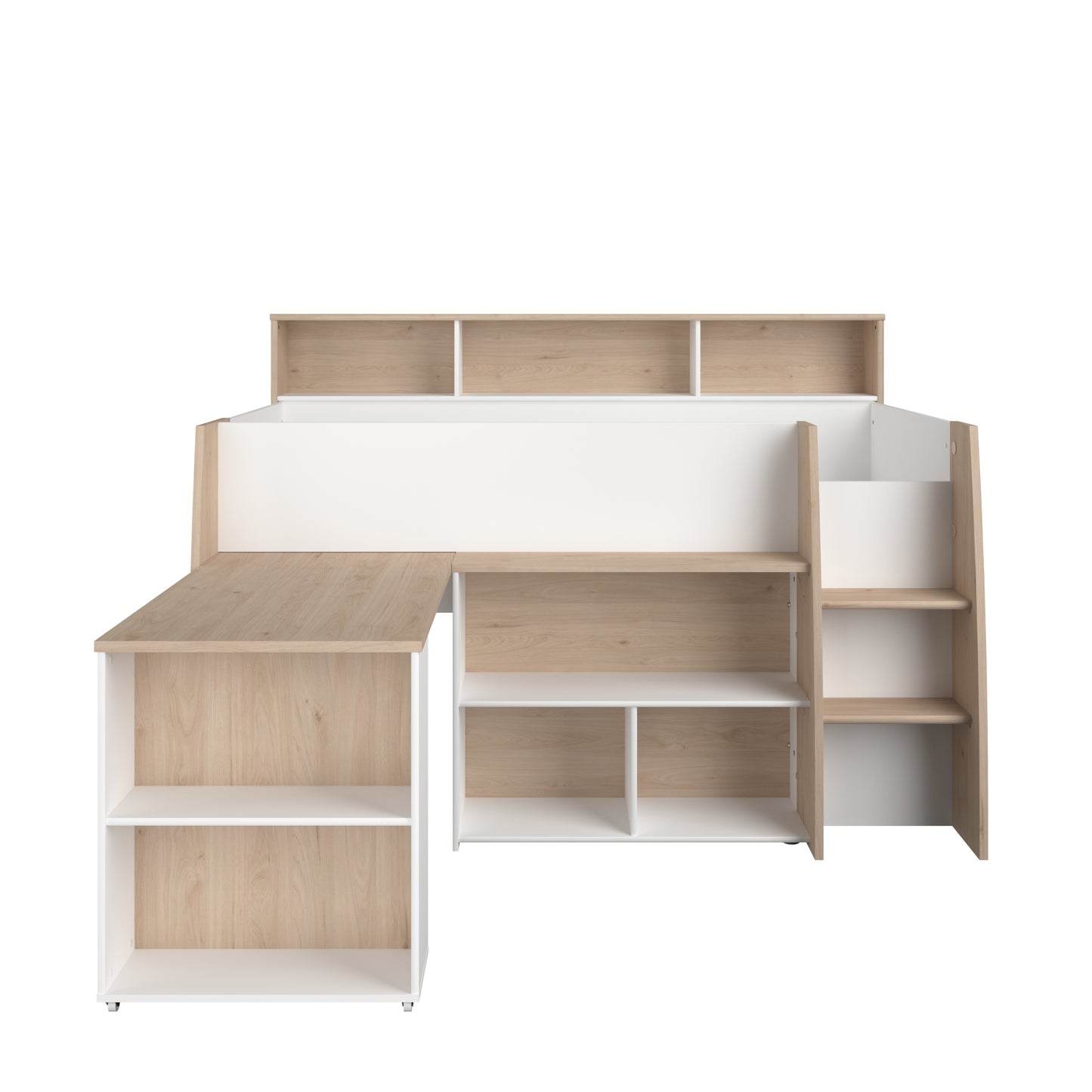 Parisot Lucas Mid Sleeper with Desk and Storage