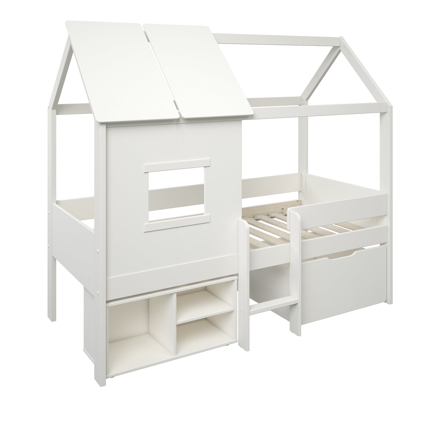 Kids Avenue Mini Playhouse Bed with Storage