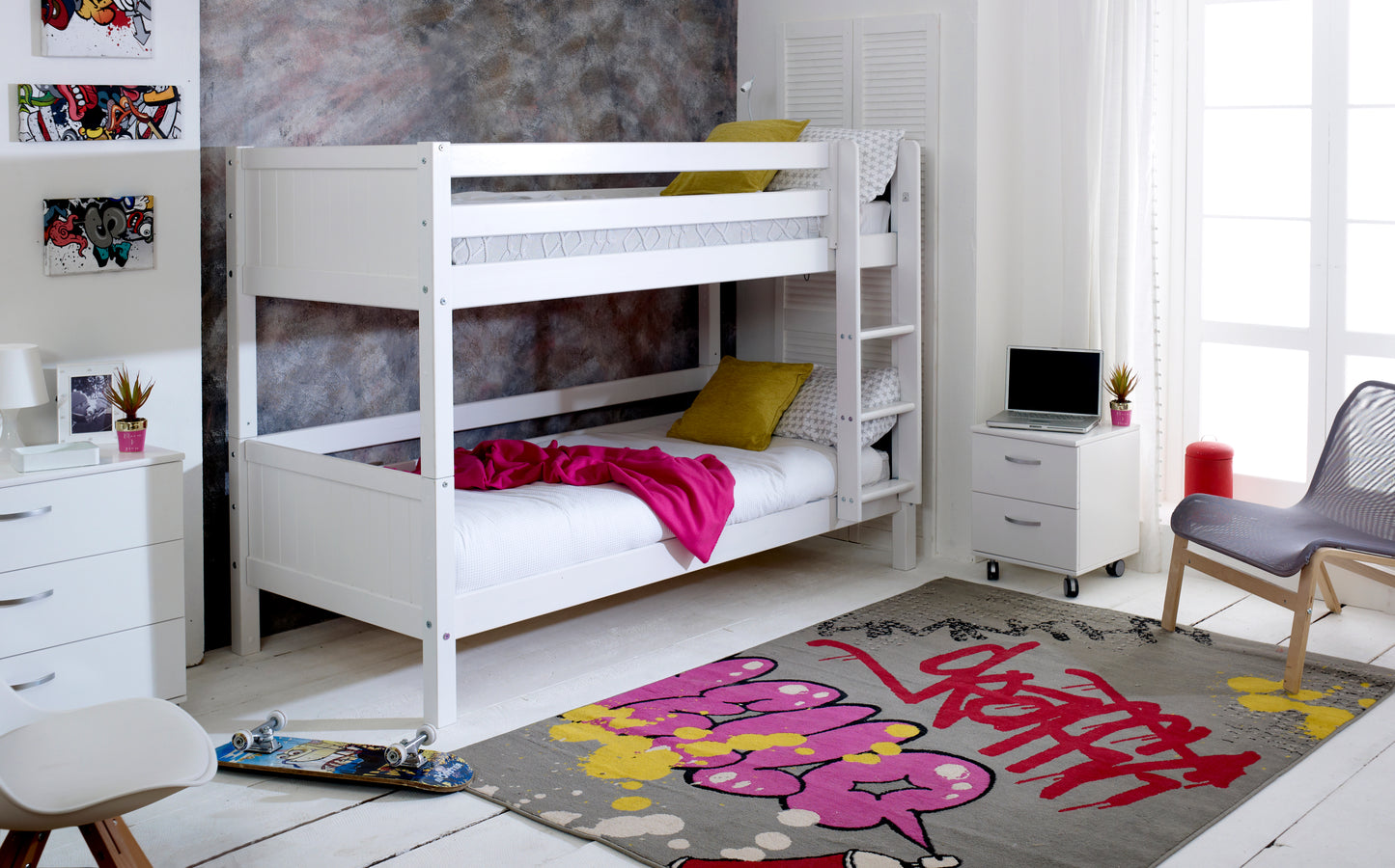 Thuka Nordic Grooved Ends Bunk Bed