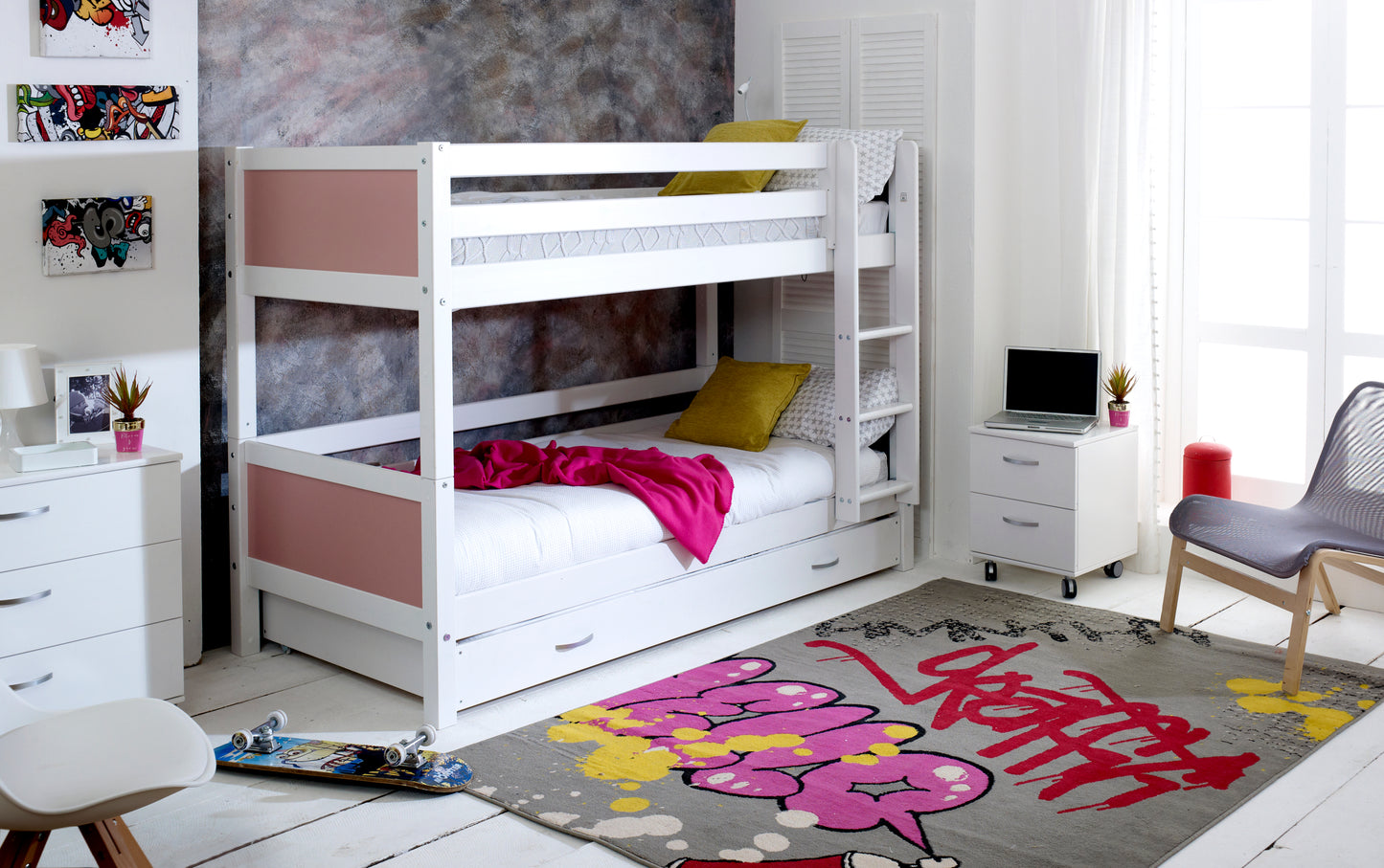 Thuka Nordic Bunk Bed with Trundle