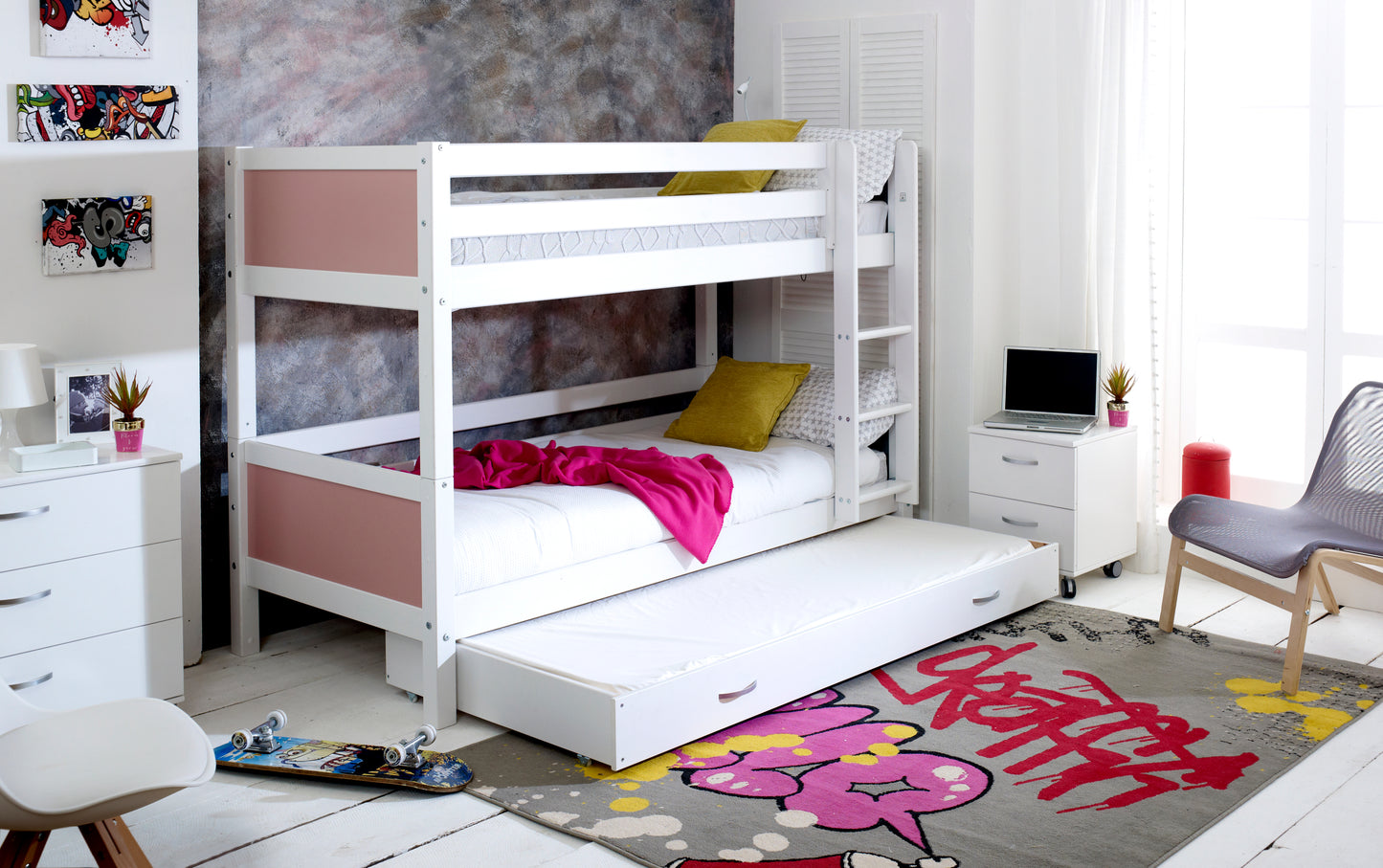 Thuka Nordic Bunk Bed with Trundle