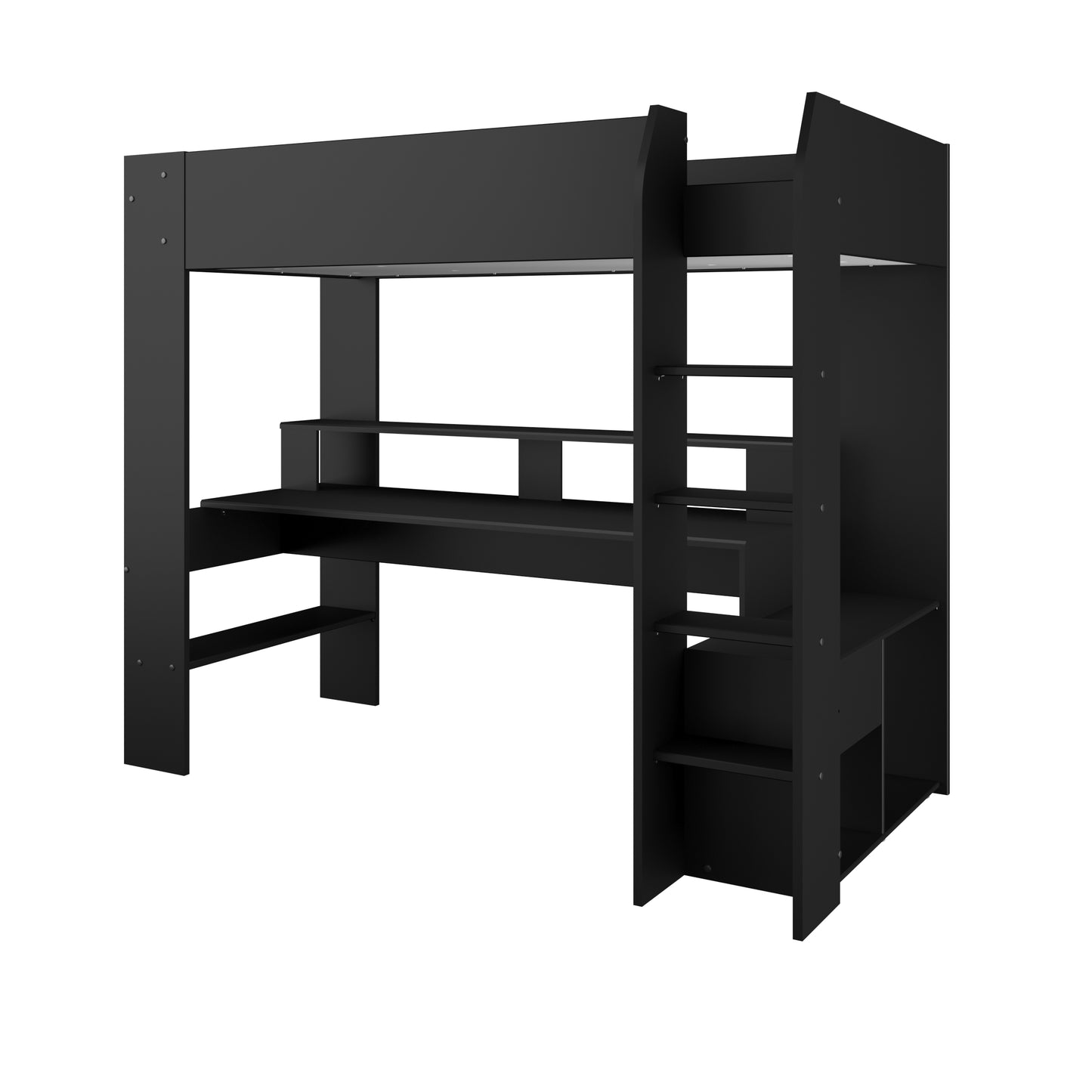 Parisot Online Gaming High Sleeper with Desk and Storage