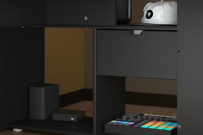 Parisot Online Gaming High Sleeper with Desk and Storage