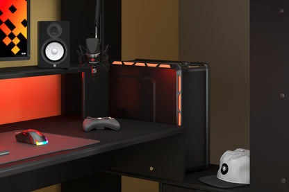 Parisot Online Gaming High Sleeper with Desk and Storage