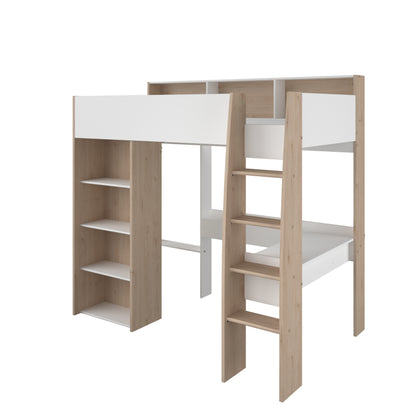 Parisot Shelter High Sleeper with Desk and Wardrobe