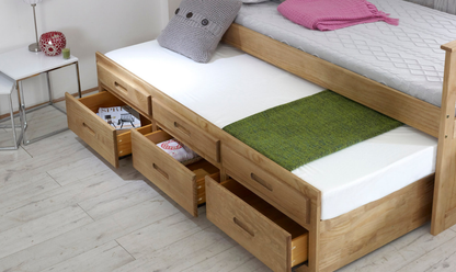 Amani Captains Bed with Trundle and Storage