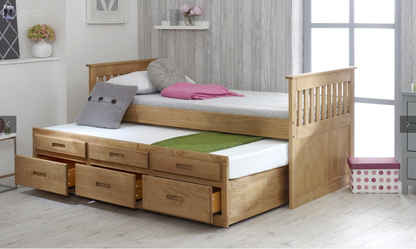 Amani Captains Bed with Trundle and Storage