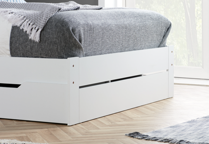 Birlea Alfie Small Double Storage Bed White