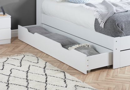 Birlea Alfie Small Double Storage Bed White