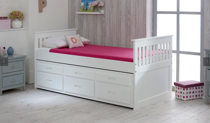 Amani Captains Bed with Trundle and Storage