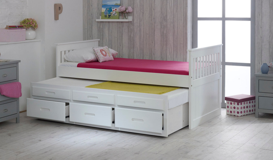 Amani Captains Bed with Trundle and Storage