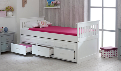 Amani Captains Bed with Trundle and Storage