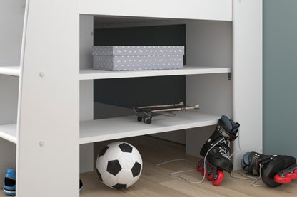 Parisot Swan Mid Sleeper with Desk and Storage