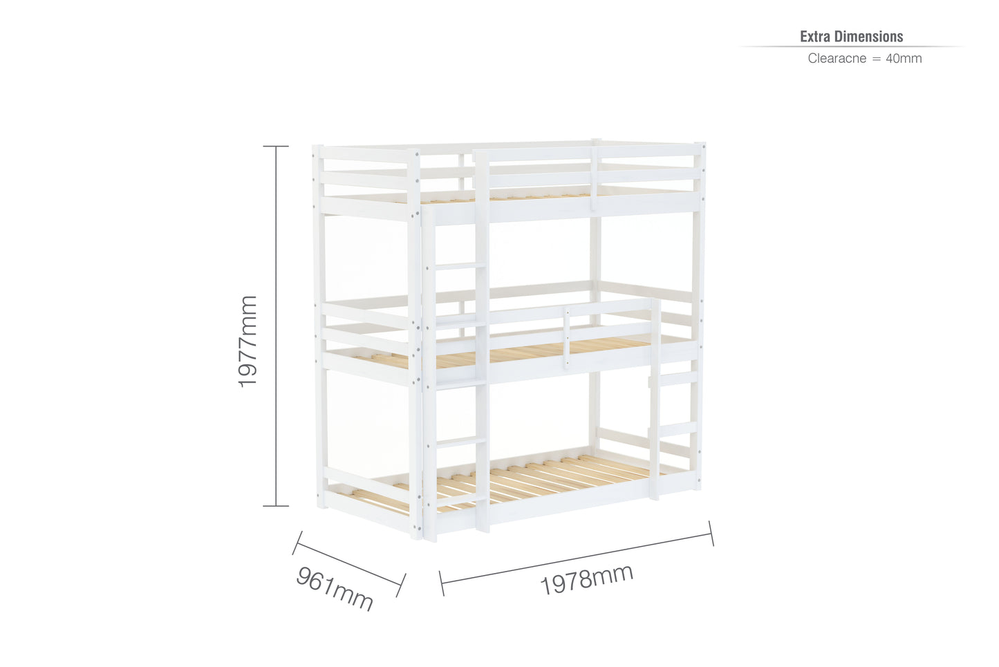 Birlea Tressa Triple Bunk Bed