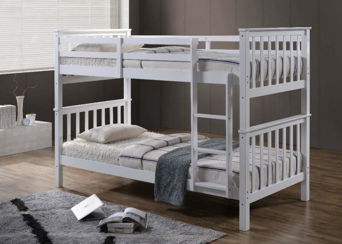 Artisan Detachable Wooden Bunk Bed with Storage