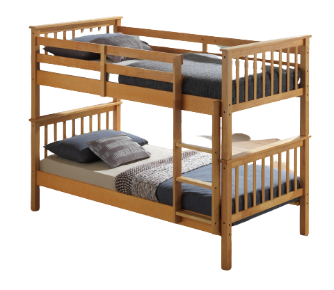 Artisan Detachable Wooden Bunk Bed with Storage