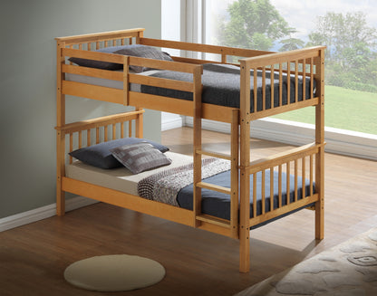 Artisan Detachable Wooden Bunk Bed with Storage