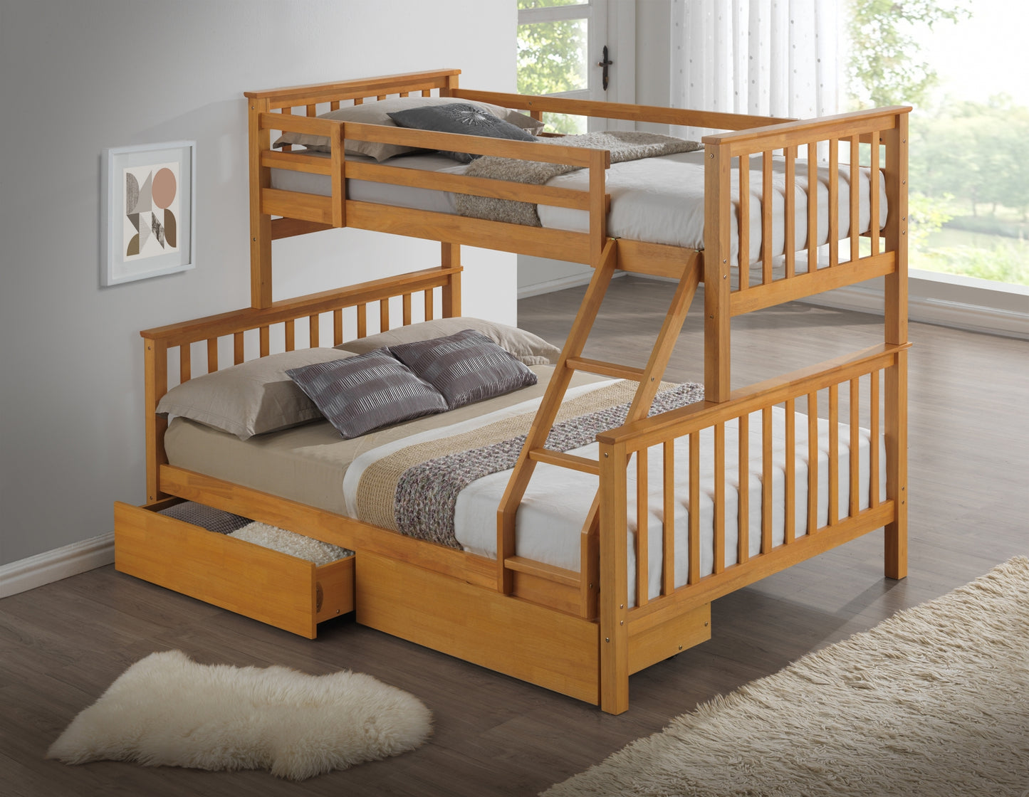 Artisan Detachable Triple Sleeper with Storage